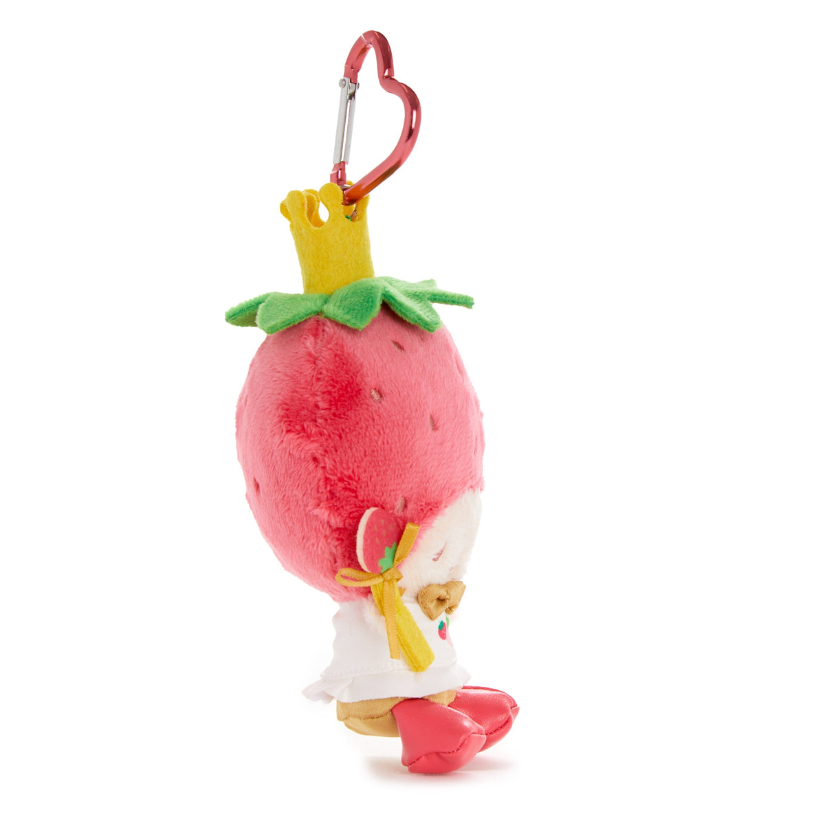 Strawberry King Plush Mascot Keychain, Strawberry News 50th Anniversary
