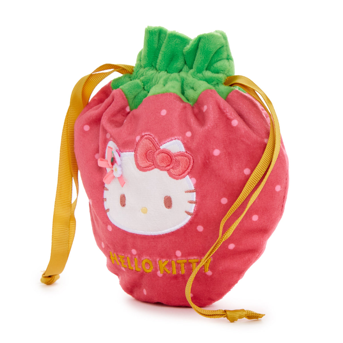 Hello Kitty Drawstring Pouch, Strawberry News 50th Anniversary