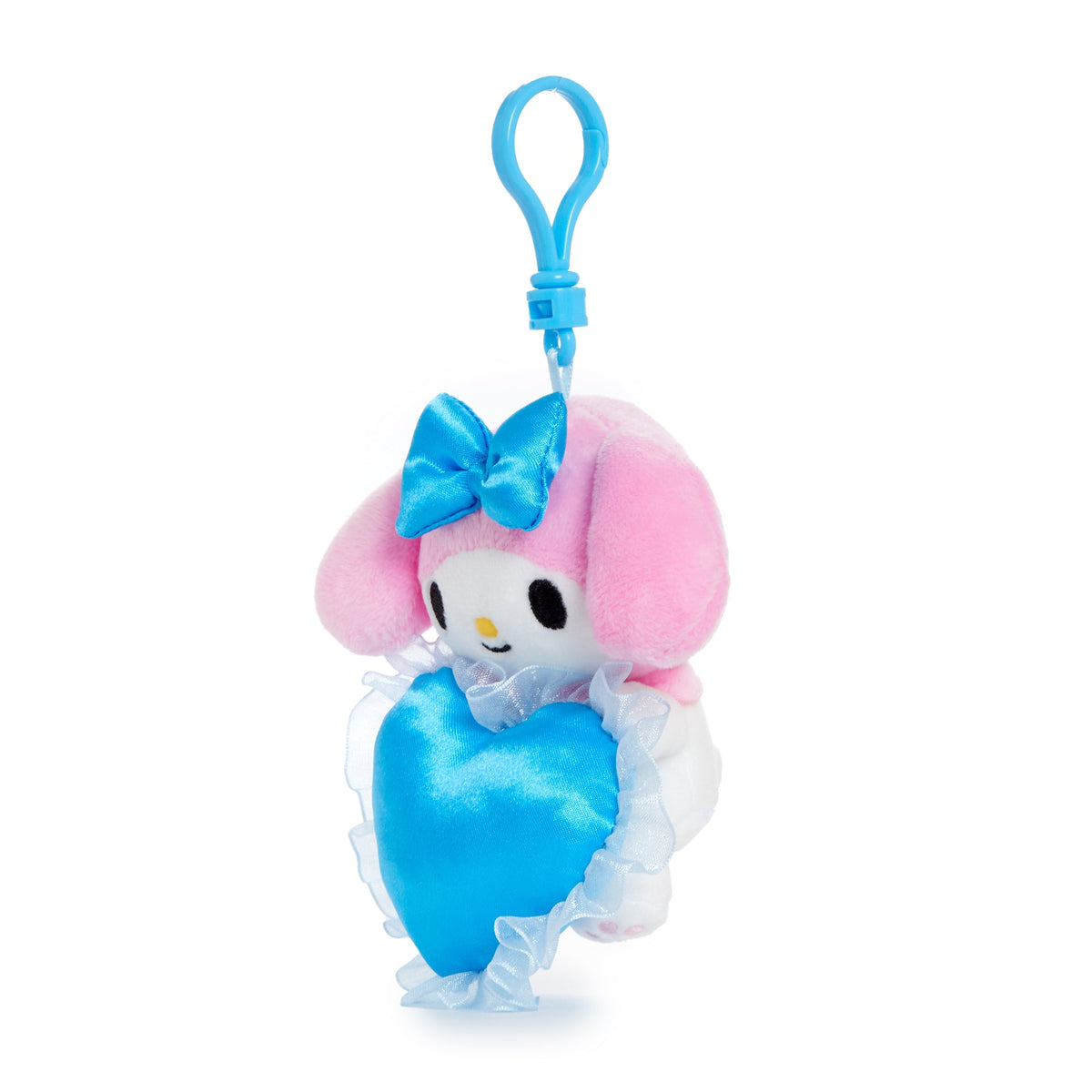 My Melody Plush Mascot Clip, Something Blue Series