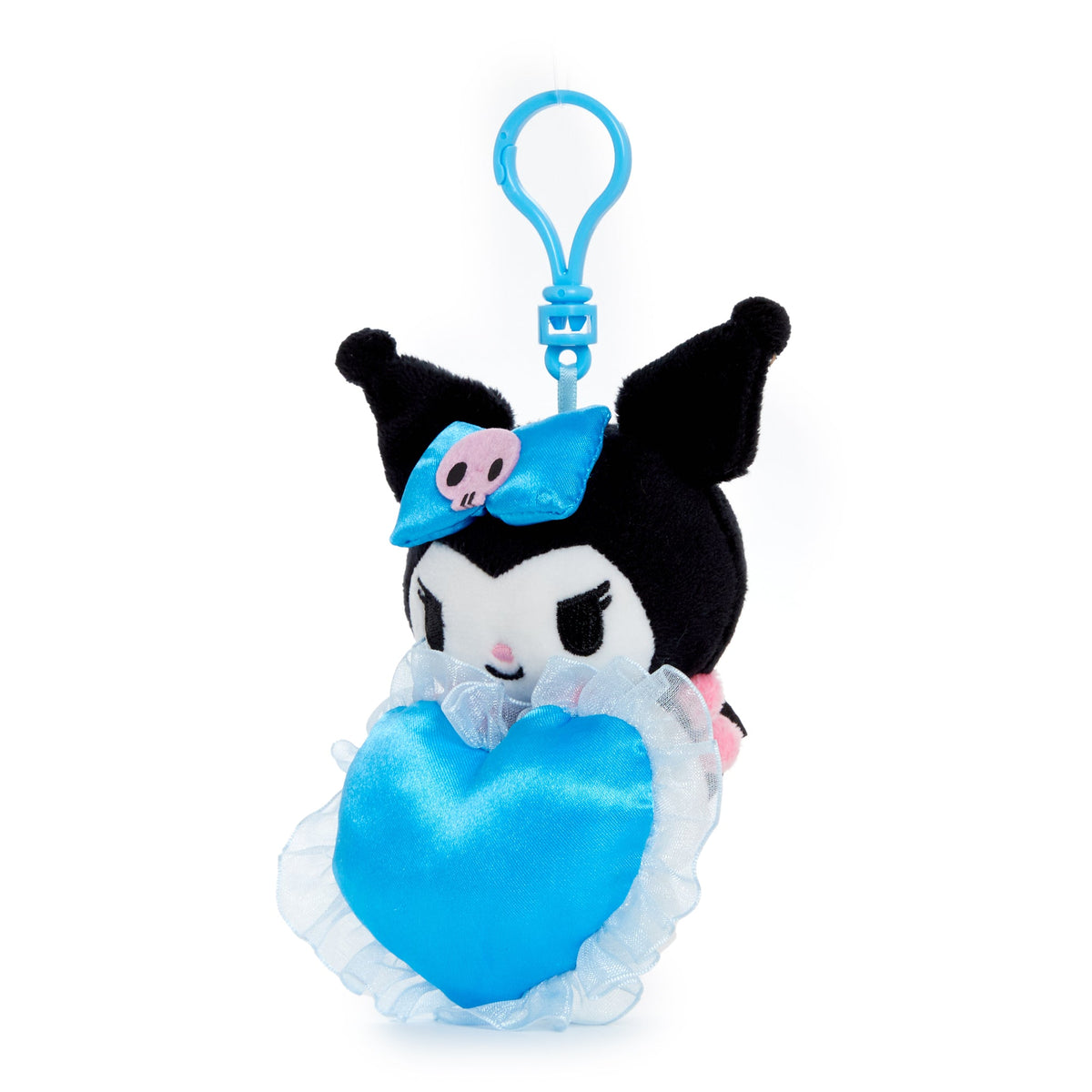 Kuromi Plush Mascot Clip, Something Blue Series