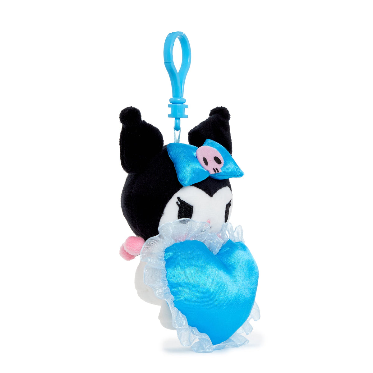 Kuromi Plush Mascot Clip, Something Blue Series