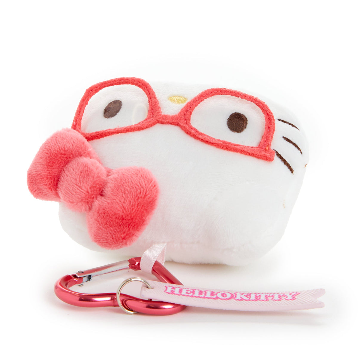 Hello Kitty Glasses Series Plush Mascot Keychain