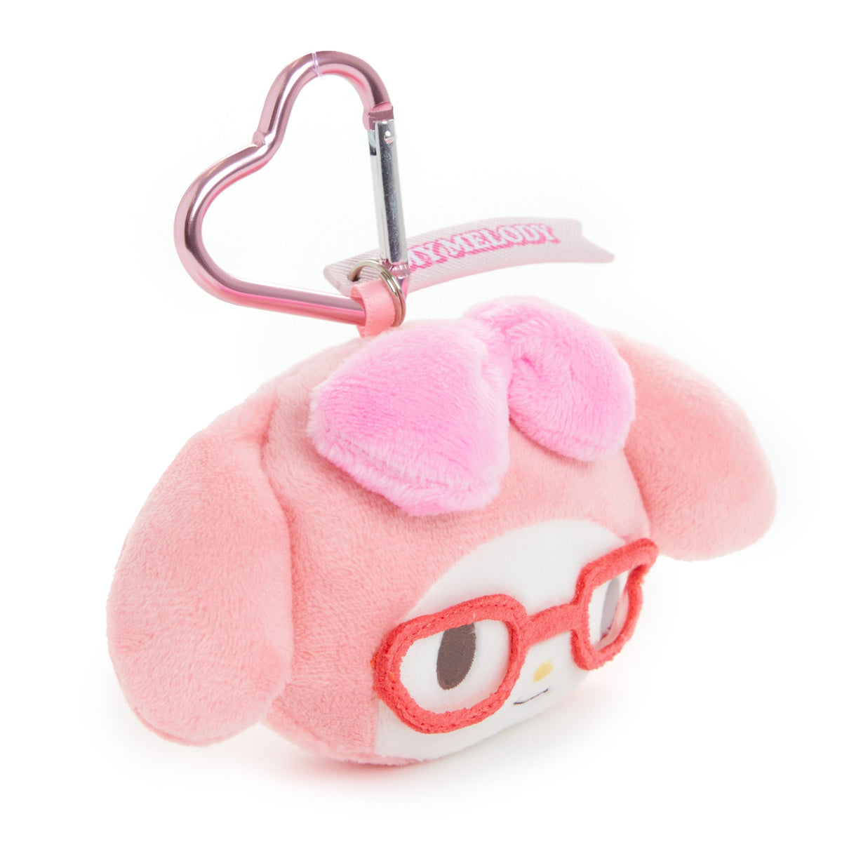 My Melody Glasses Series Plush Mascot Keychain