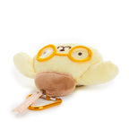 Pompompurin Glasses Series Plush Mascot Keychain