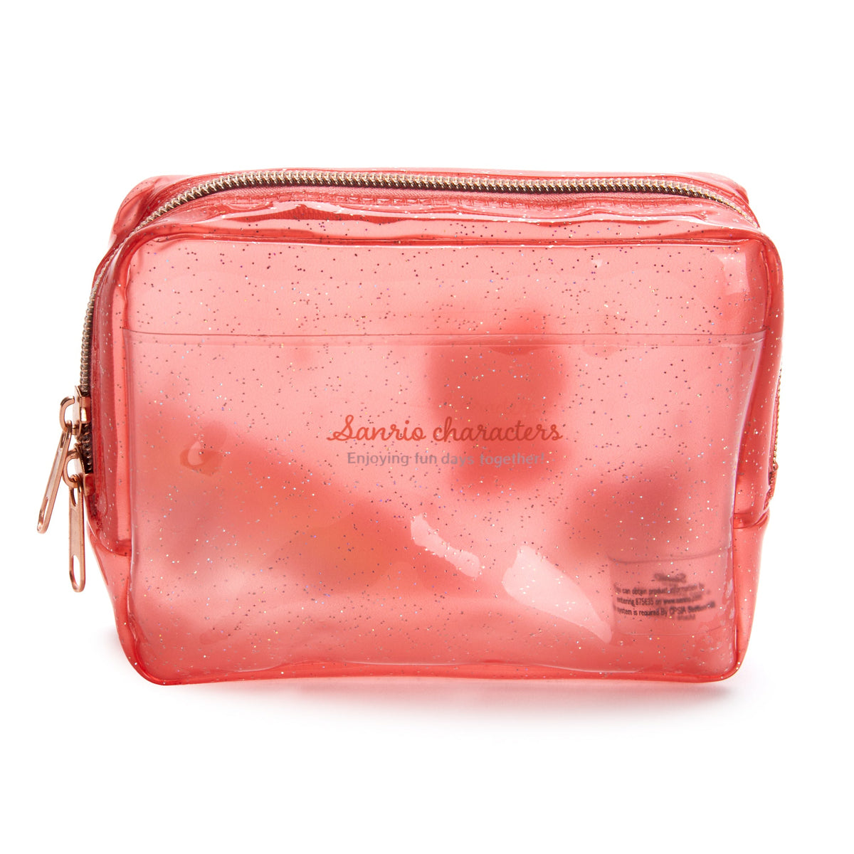 Hello Kitty Rainy Days Glitter Clear Zipper Pouch