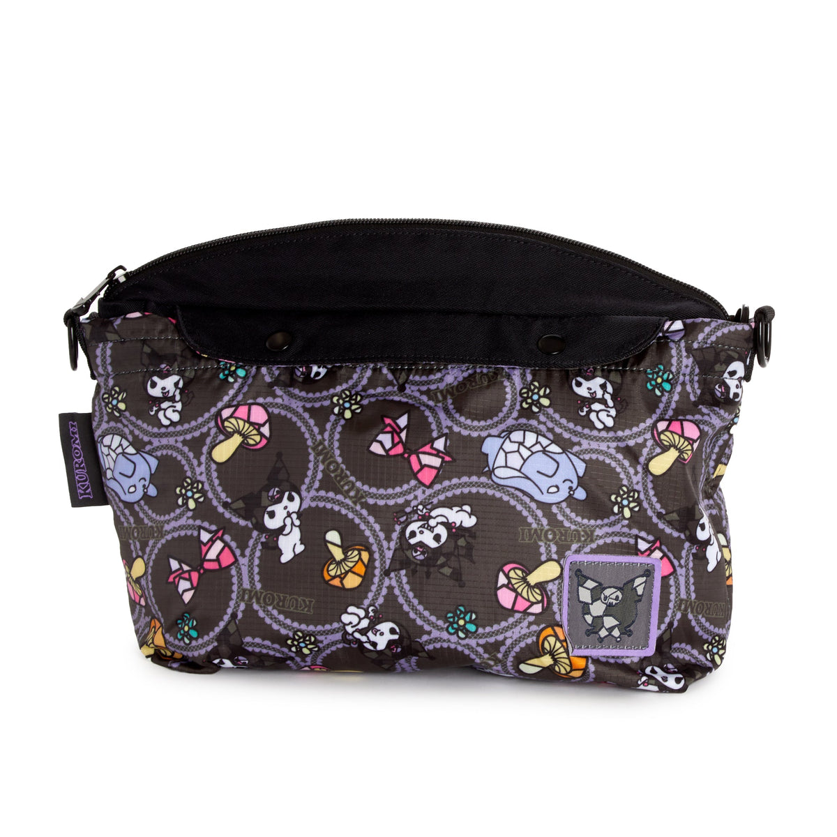 Kuromi 2-in-1 Convertible Shoulder Tote Bag