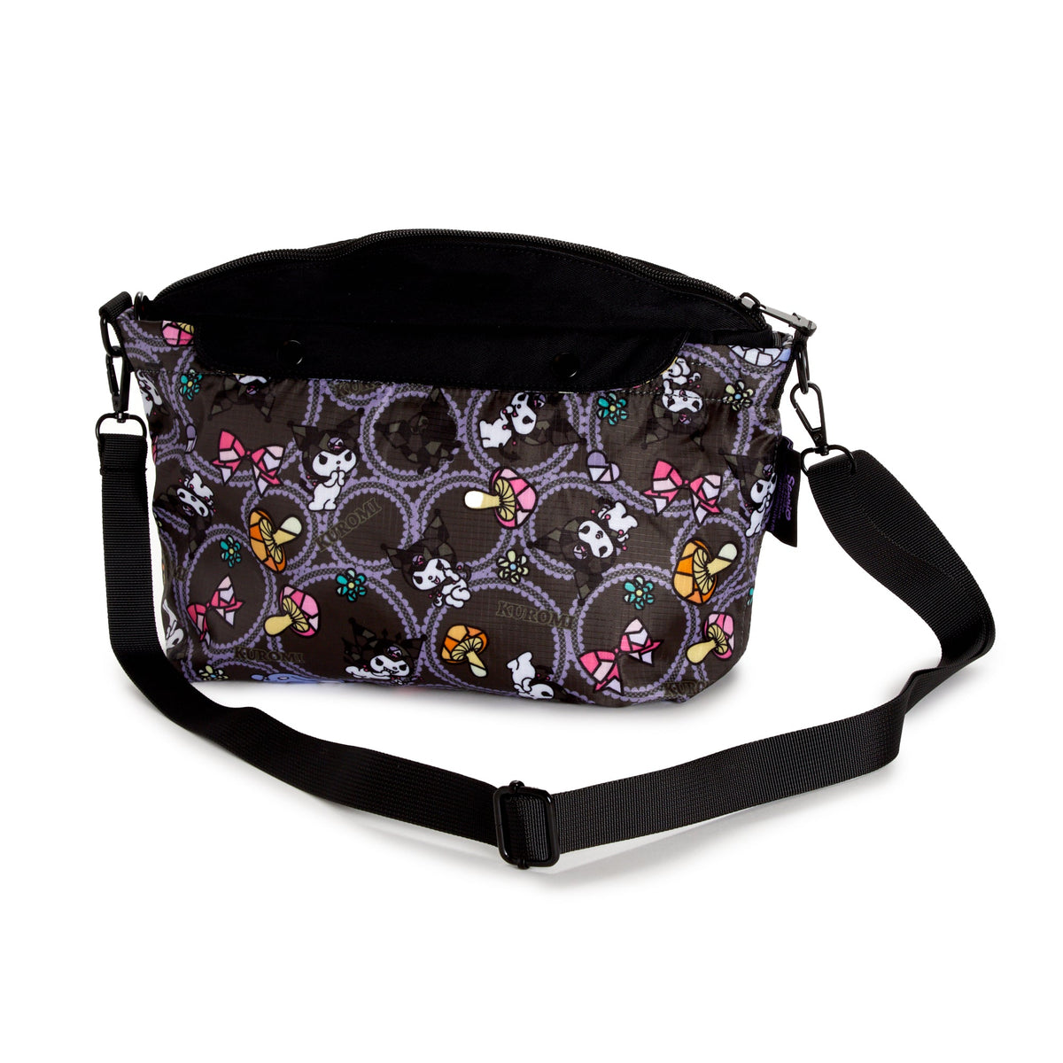 Kuromi 2-in-1 Convertible Shoulder Tote Bag