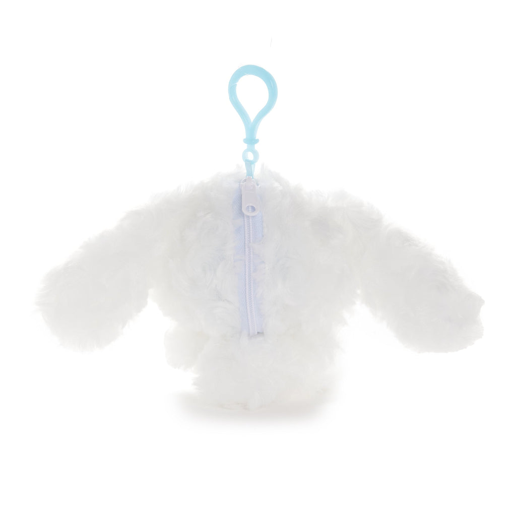 Cinnamoroll Sky Blue Pocket Mascot Clip With Zipper Closure