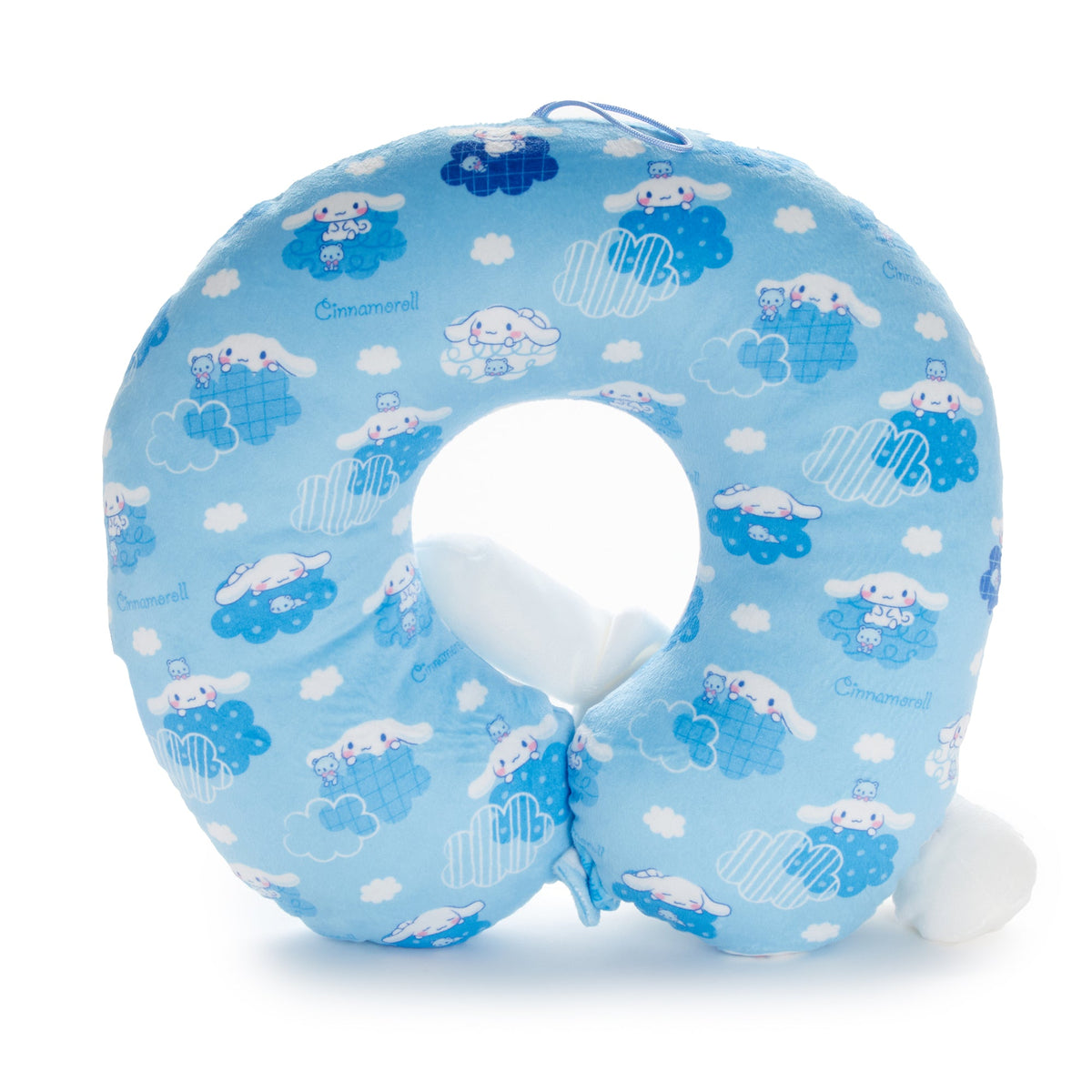 Cinnamoroll Sky Blue Travel Neck Pillow With Hanging Loop