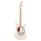 Hello Kitty x Fender White Stratocaster Guitar