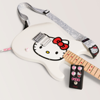 Hello Kitty Fender White Stratocaster Electric Guitar