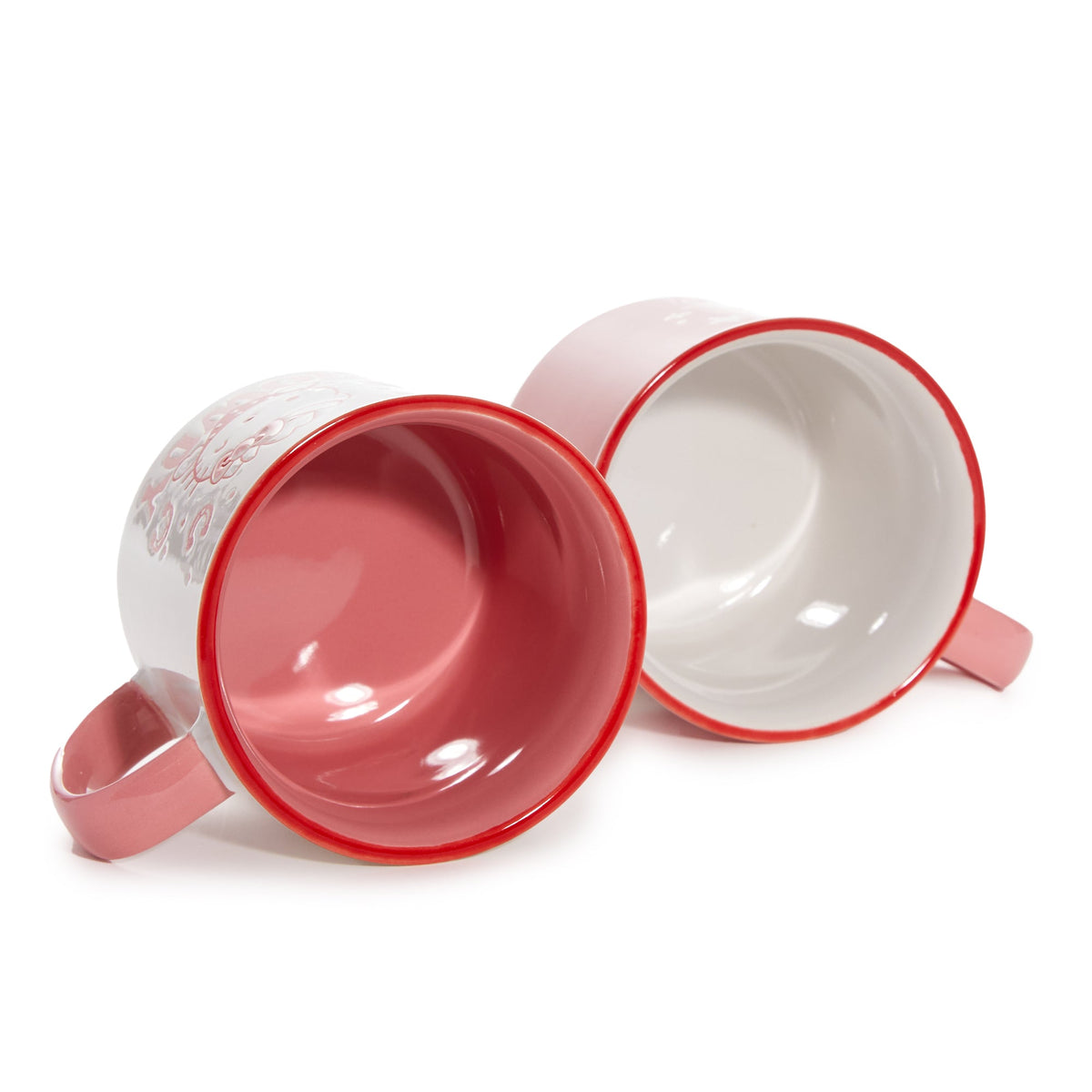 Hello Kitty Lone Star Hand-Painted Ceramic Mug Set of 2