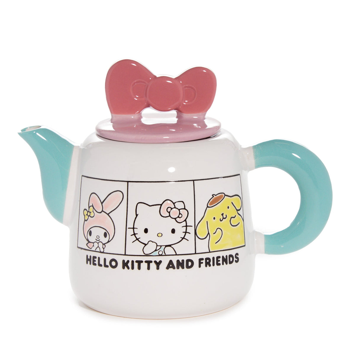 Hello Kitty and Friends Ceramic Grid Teapot