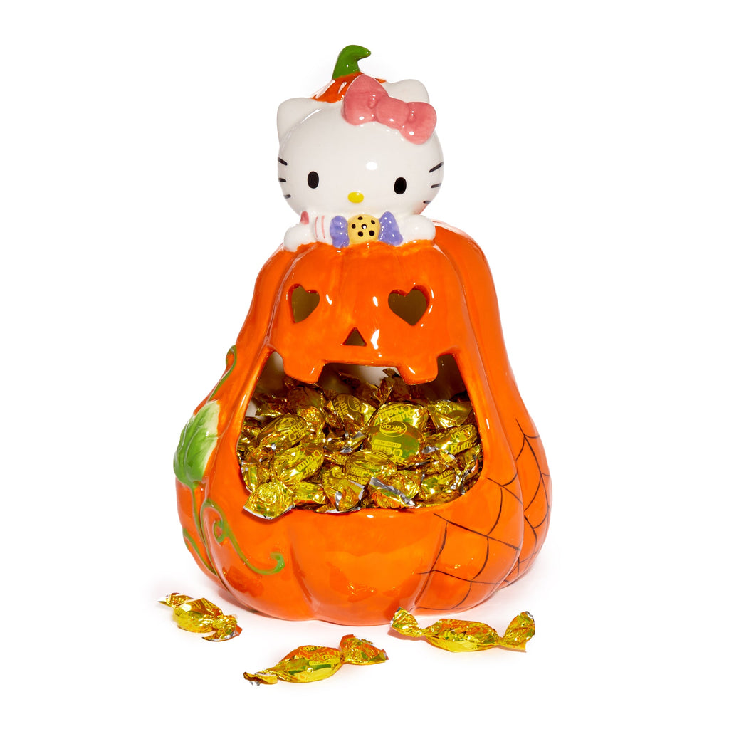 Hello Kitty Big Mouth Jack-O-Lantern Ceramic Candy Bowl