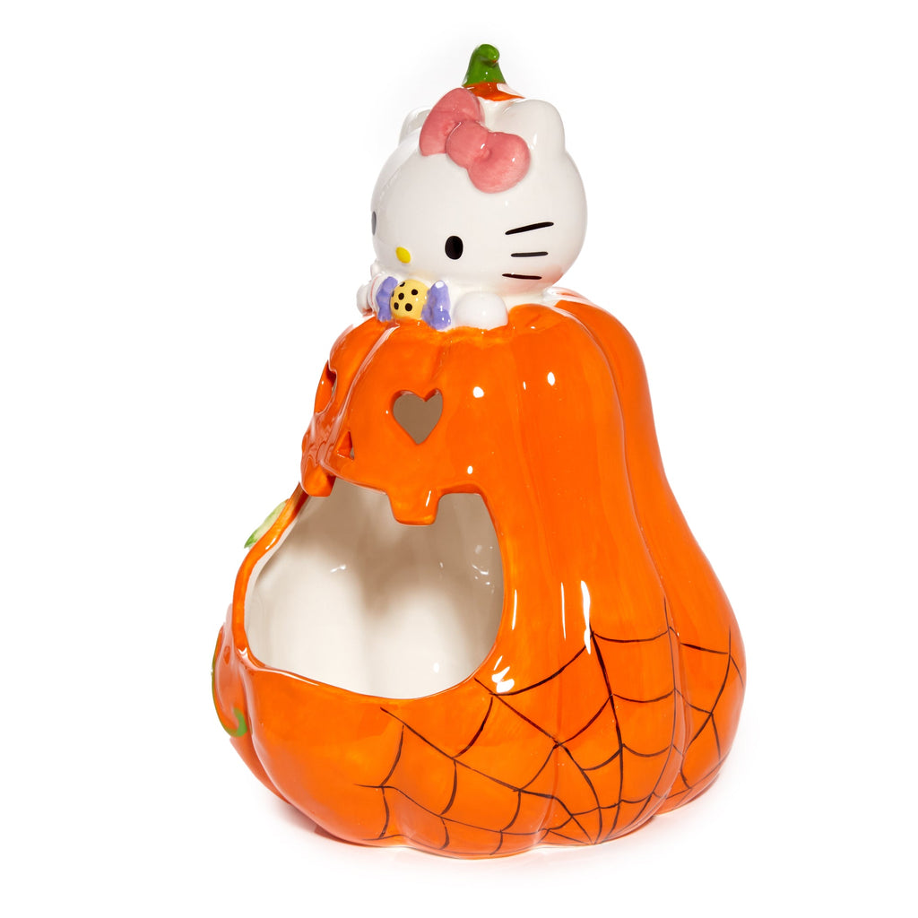 Hello Kitty Big Mouth Jack-O-Lantern Ceramic Candy Bowl