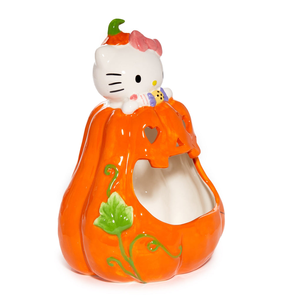 Hello Kitty Big Mouth Jack-O-Lantern Ceramic Candy Bowl
