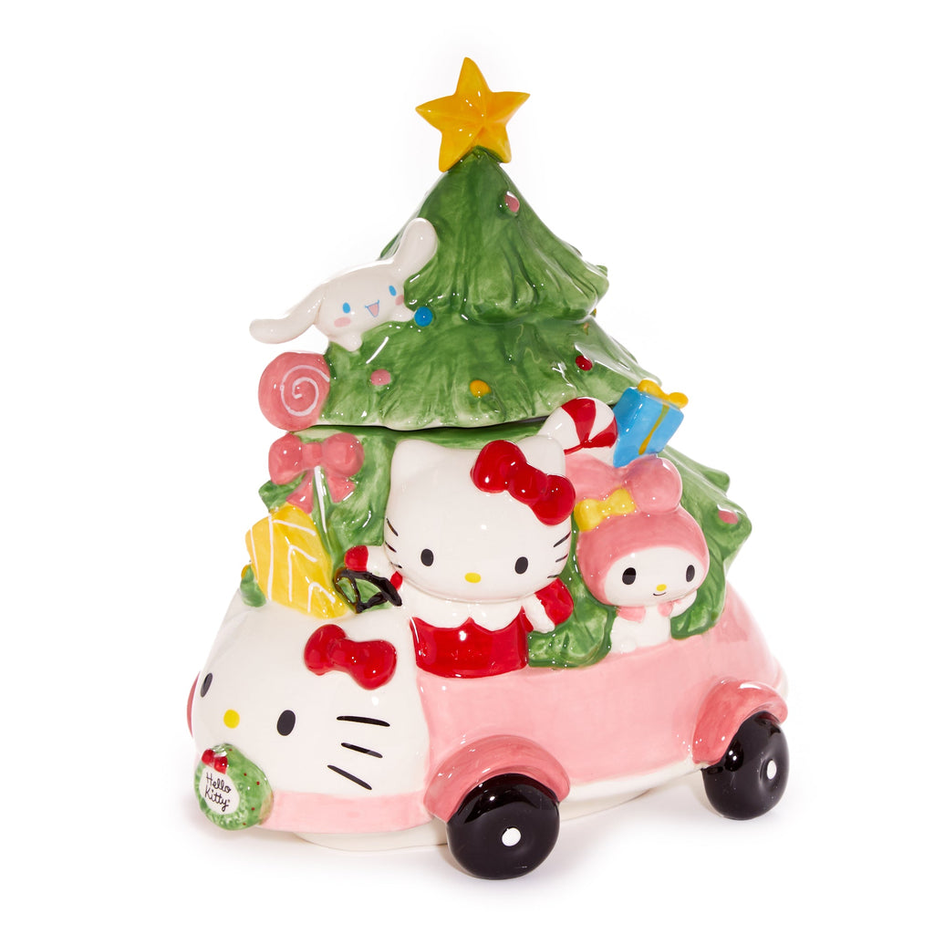 Hello Kitty and Friends Holiday Ceramic Joy Ride Cookie Jar
