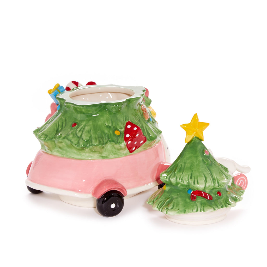 Hello Kitty and Friends Holiday Hand-Painted Ceramic Joy Ride Cookie Jar