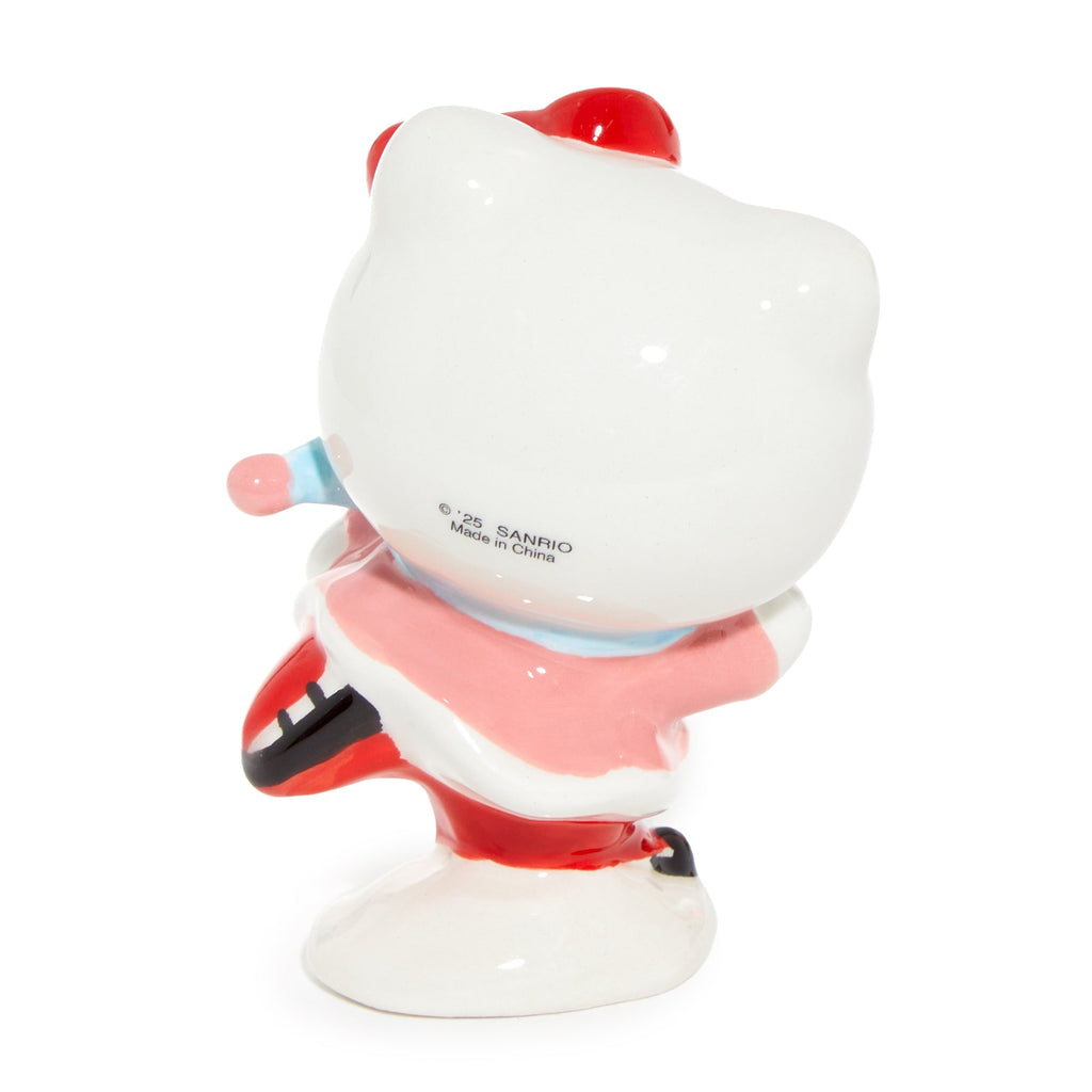 Hello Kitty Holiday Ski Hand-Painted Ceramic Mug and Figurine Set
