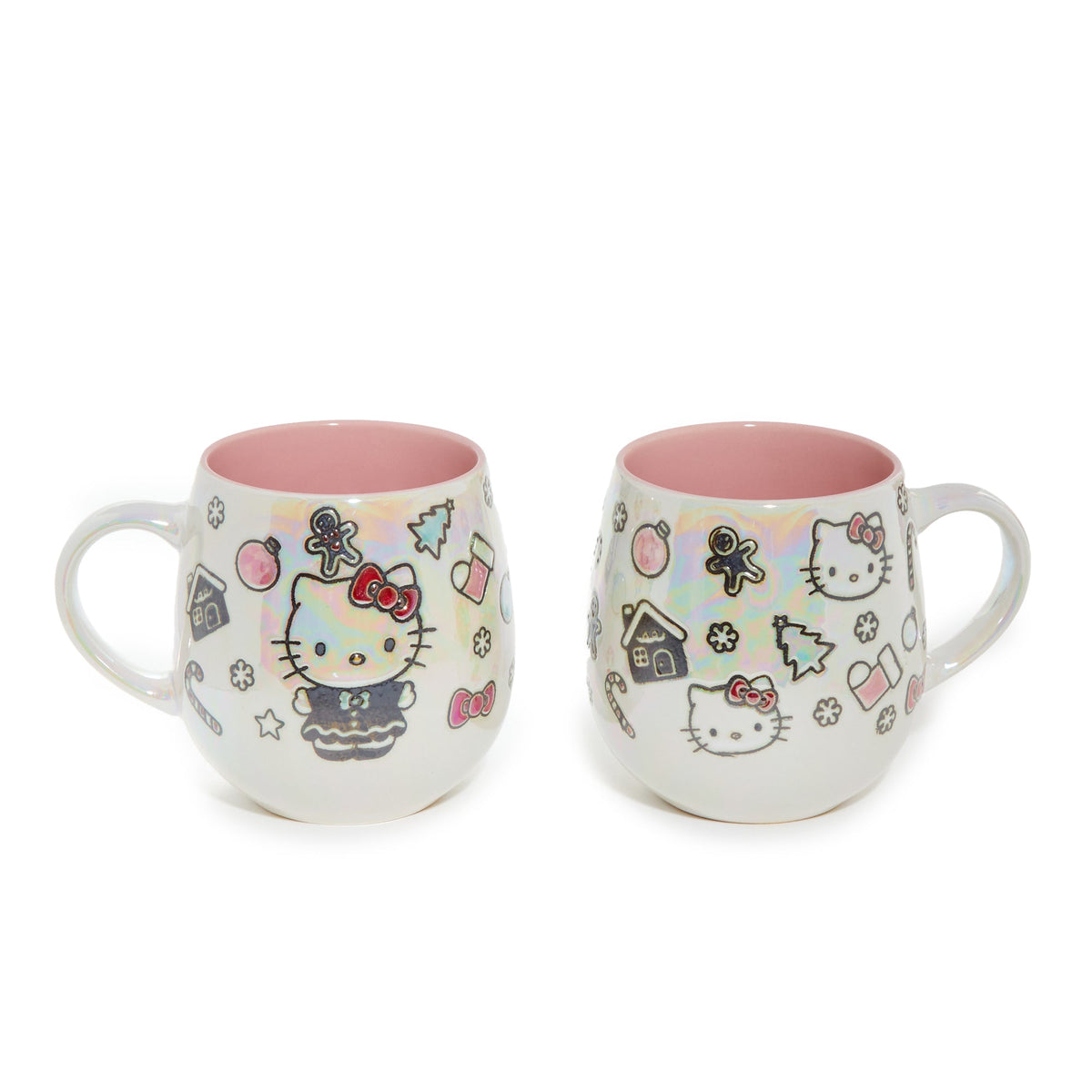 Hello Kitty Holiday Cheer Ceramic Mug Gift Set (Set of 2)