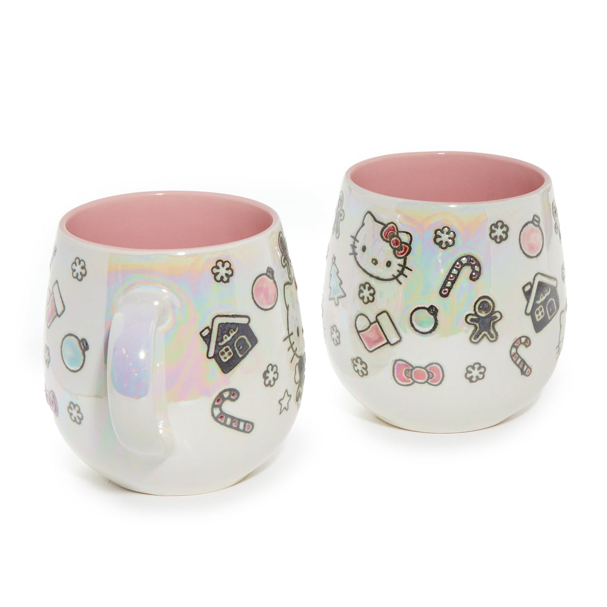 Hello Kitty Holiday Cheer Ceramic Mug Gift Set, Set of 2