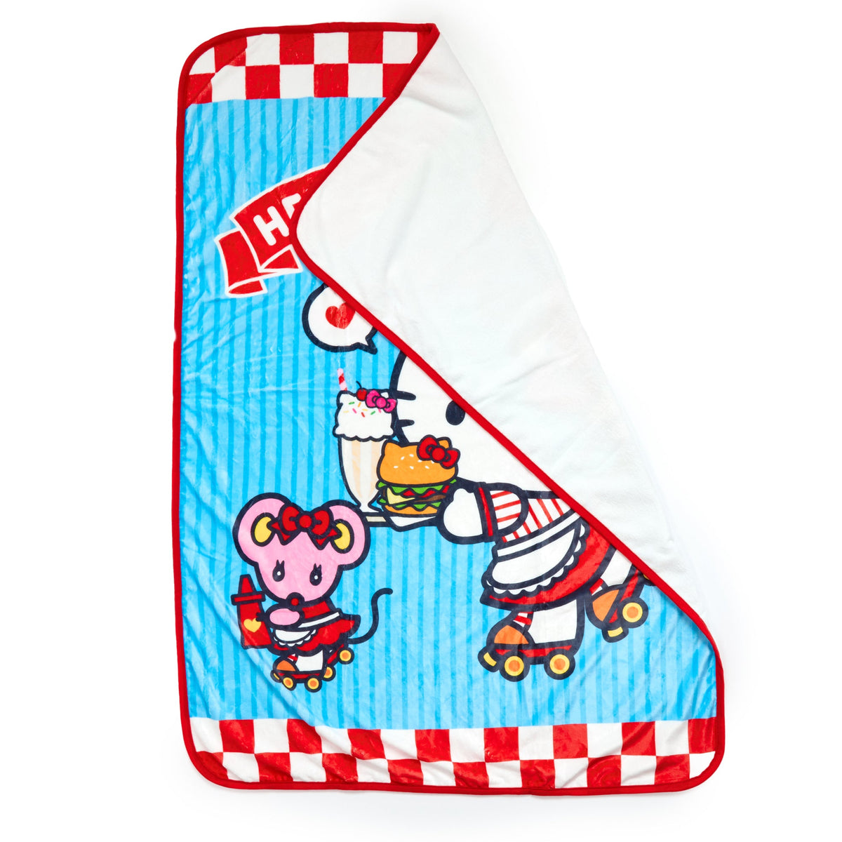 Hello Kitty Classic Carhop Poly Throw Blanket