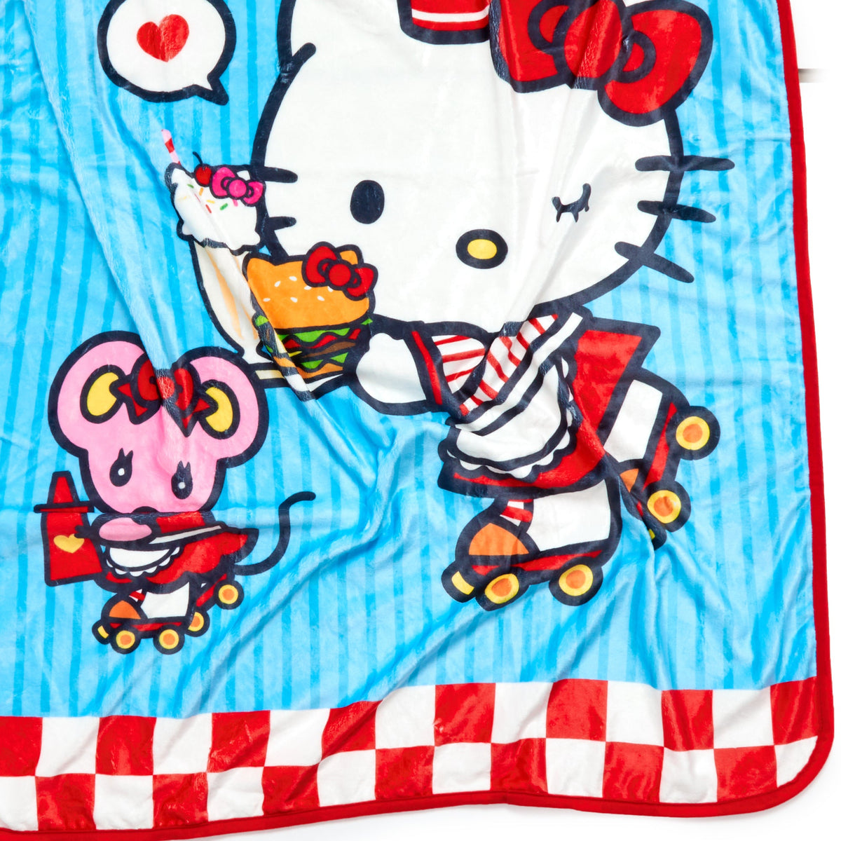 Hello Kitty Classic Carhop Poly Throw Blanket