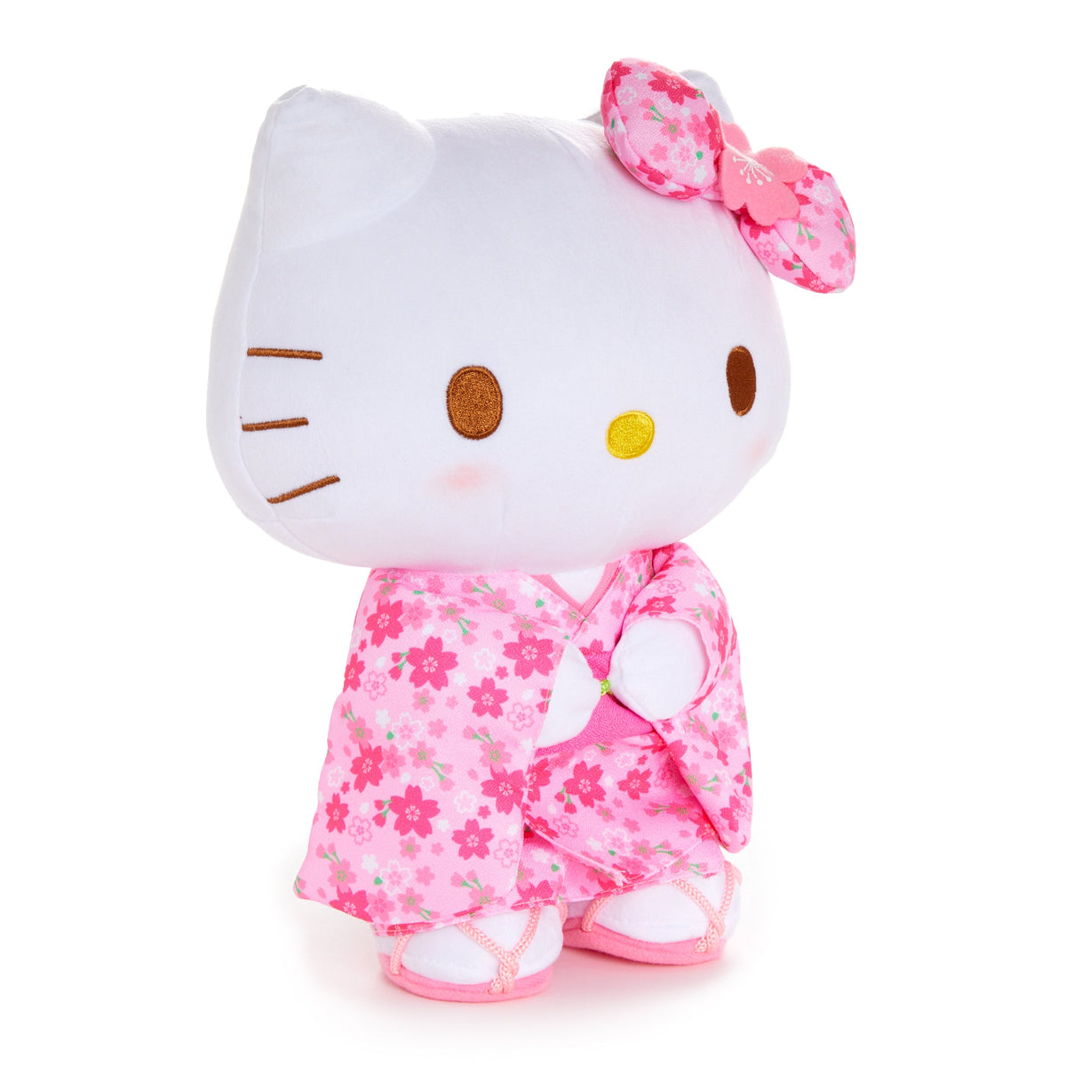 Hello Kitty Spring Kimono 12 Inch Standing Plush, Pink