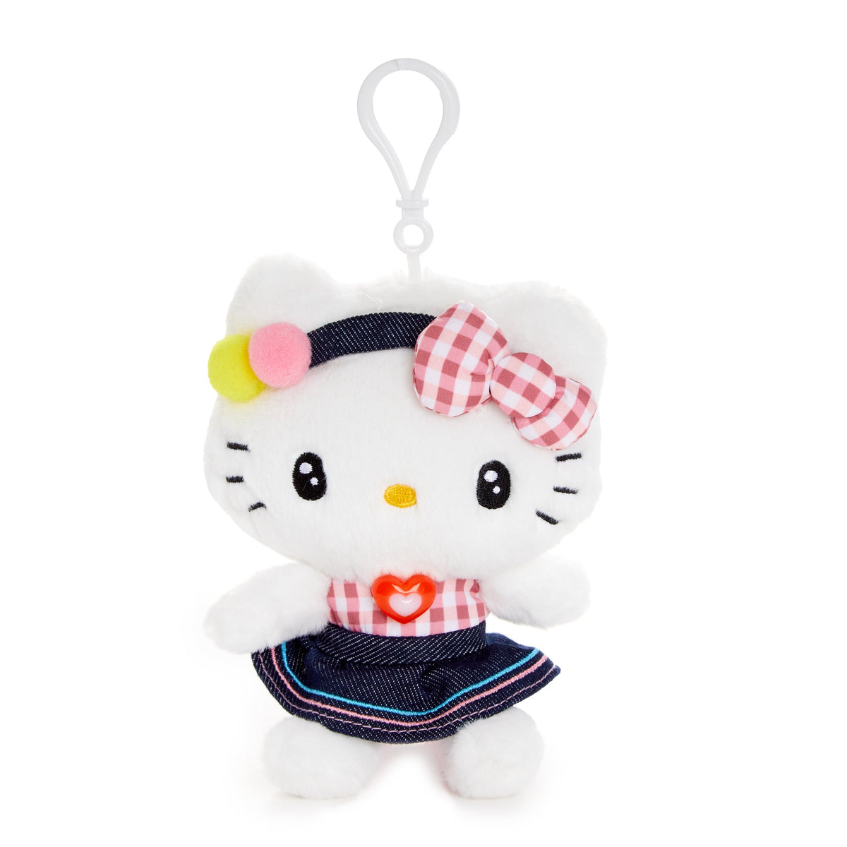Hello Kitty Mascot Clip (Retro Denim Series)