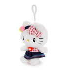 Hello Kitty Retro Denim Plush Mascot Clip