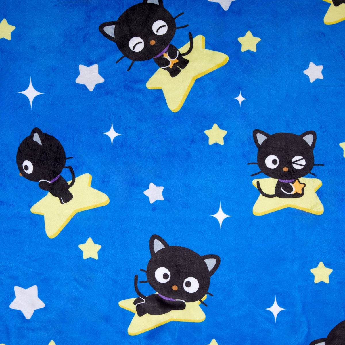 Chococat Starry Night Cozy Throw Blanket