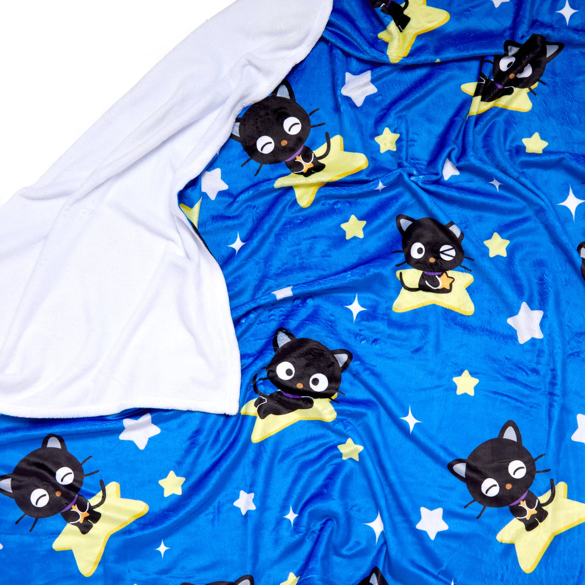 Chococat Starry Night Cozy Throw Blanket