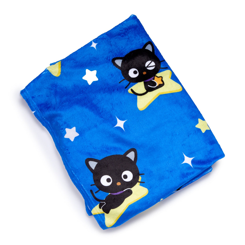 Chococat Starry Night Cozy Throw Blanket