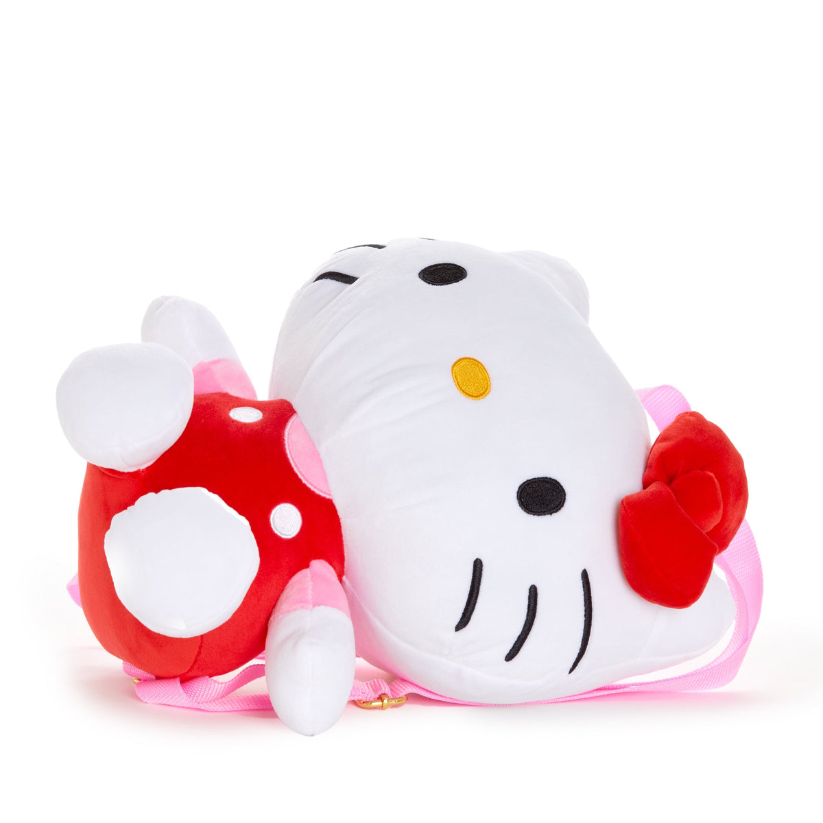 Hello Kitty Classic Red Overalls Plush Backpack