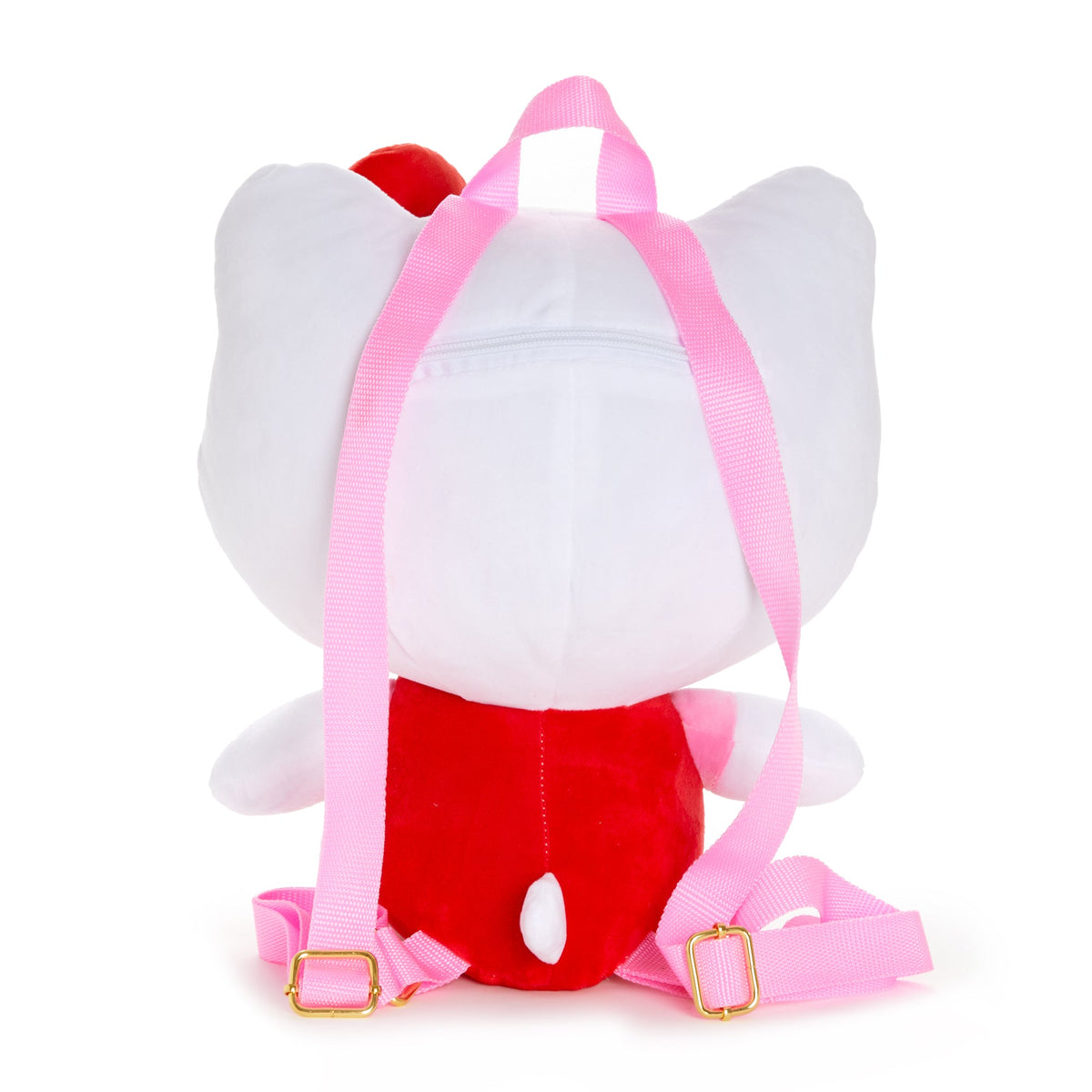 Hello Kitty Classic Red Overalls Plush Backpack
