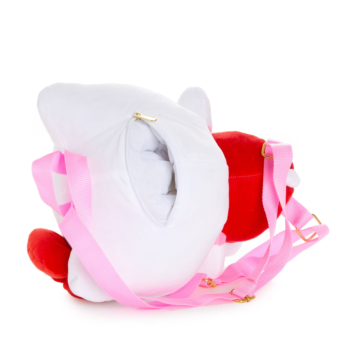 Hello Kitty Classic Red Overalls Plush Backpack