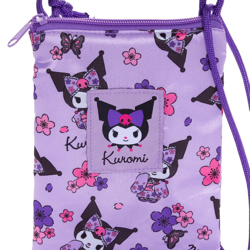 Kuromi Spring Kimono Crossbody Phone Bag
