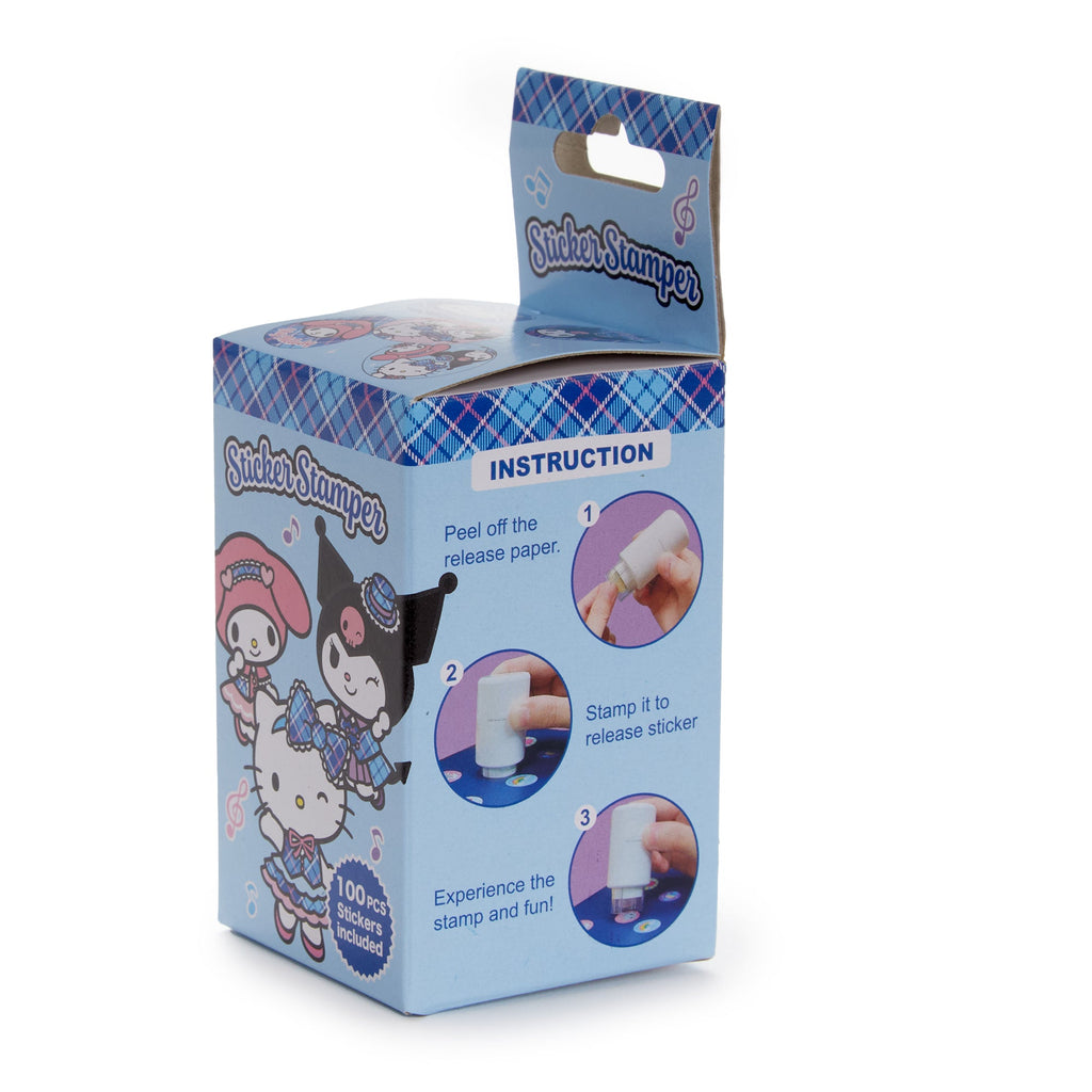 Hello Kitty and Friends Girl Group Sticker Stamper With 100 Stickers