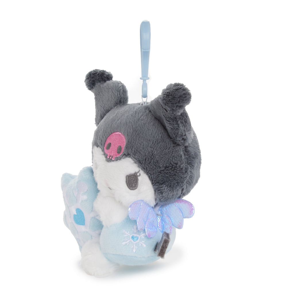 Kuromi Snow Angel Plush Mascot Clip With Wings