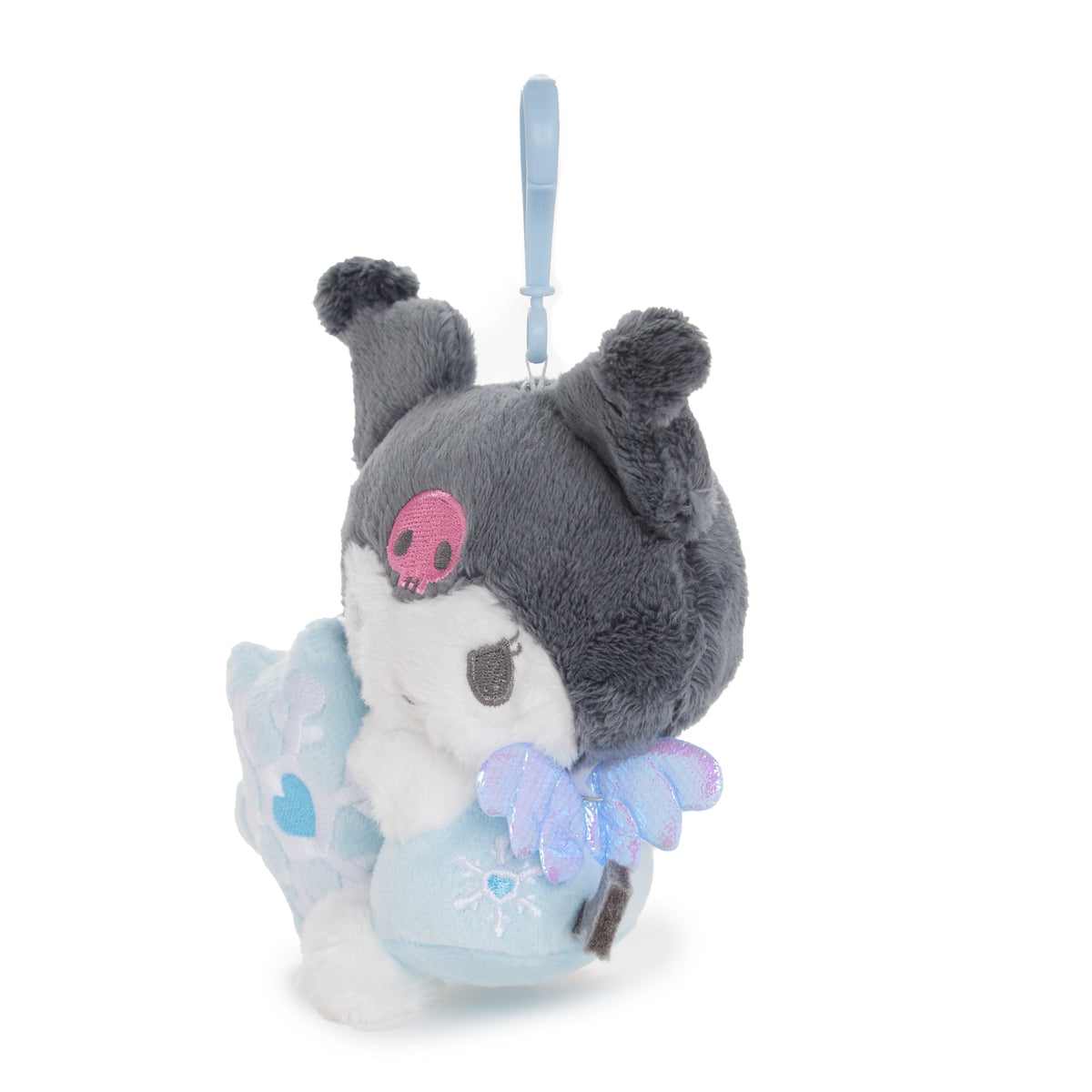 Kuromi Snow Angel Plush Mascot Clip With Wings