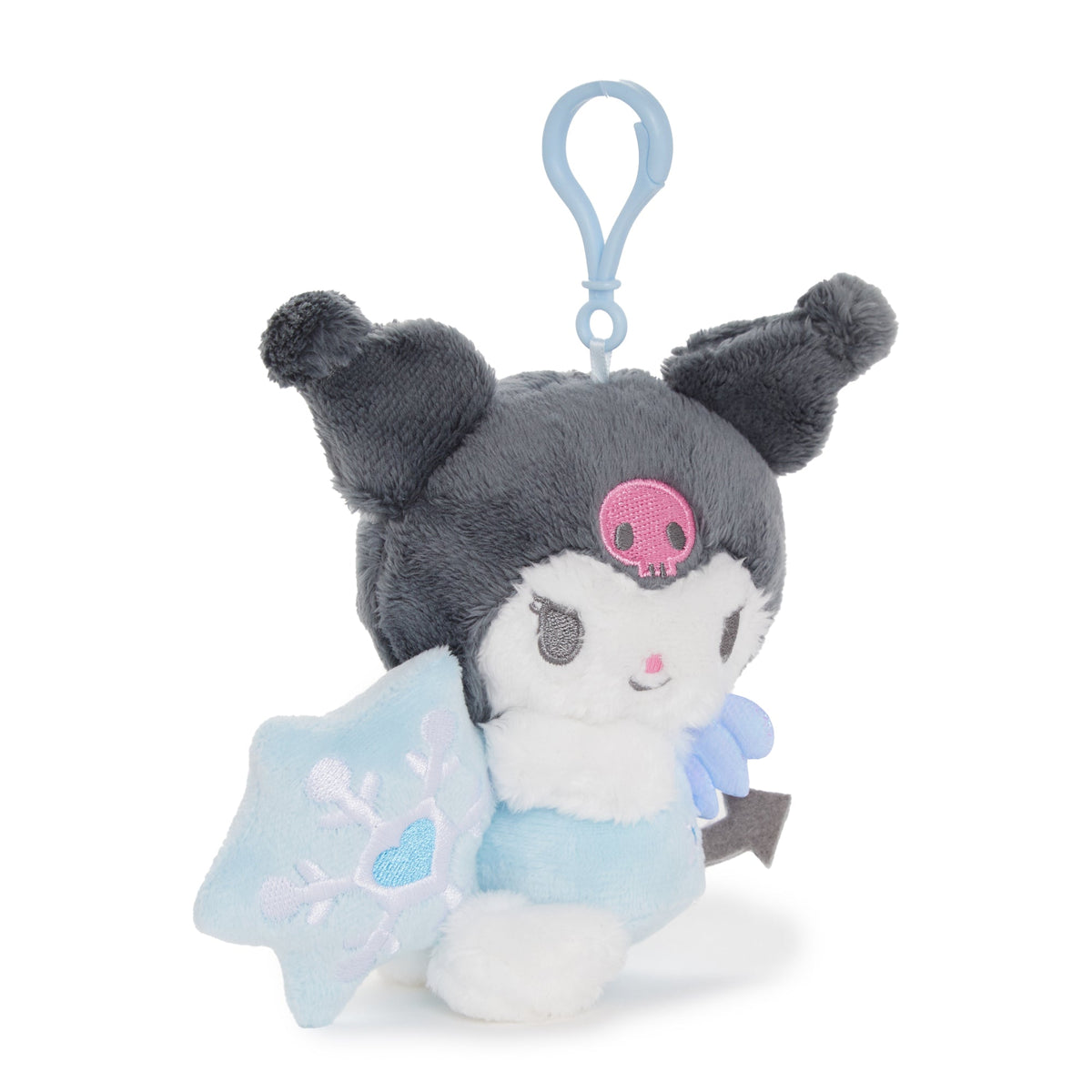 Kuromi Snow Angel Plush Mascot Clip With Wings