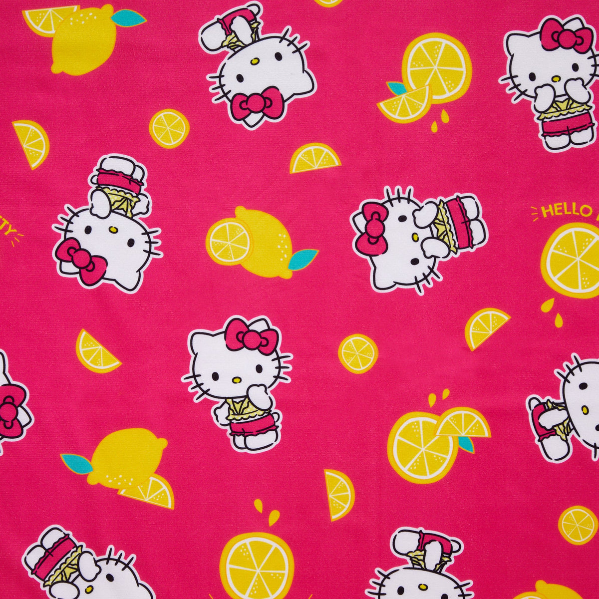 Hello Kitty Pink Lemonade Oversized Beach Towel