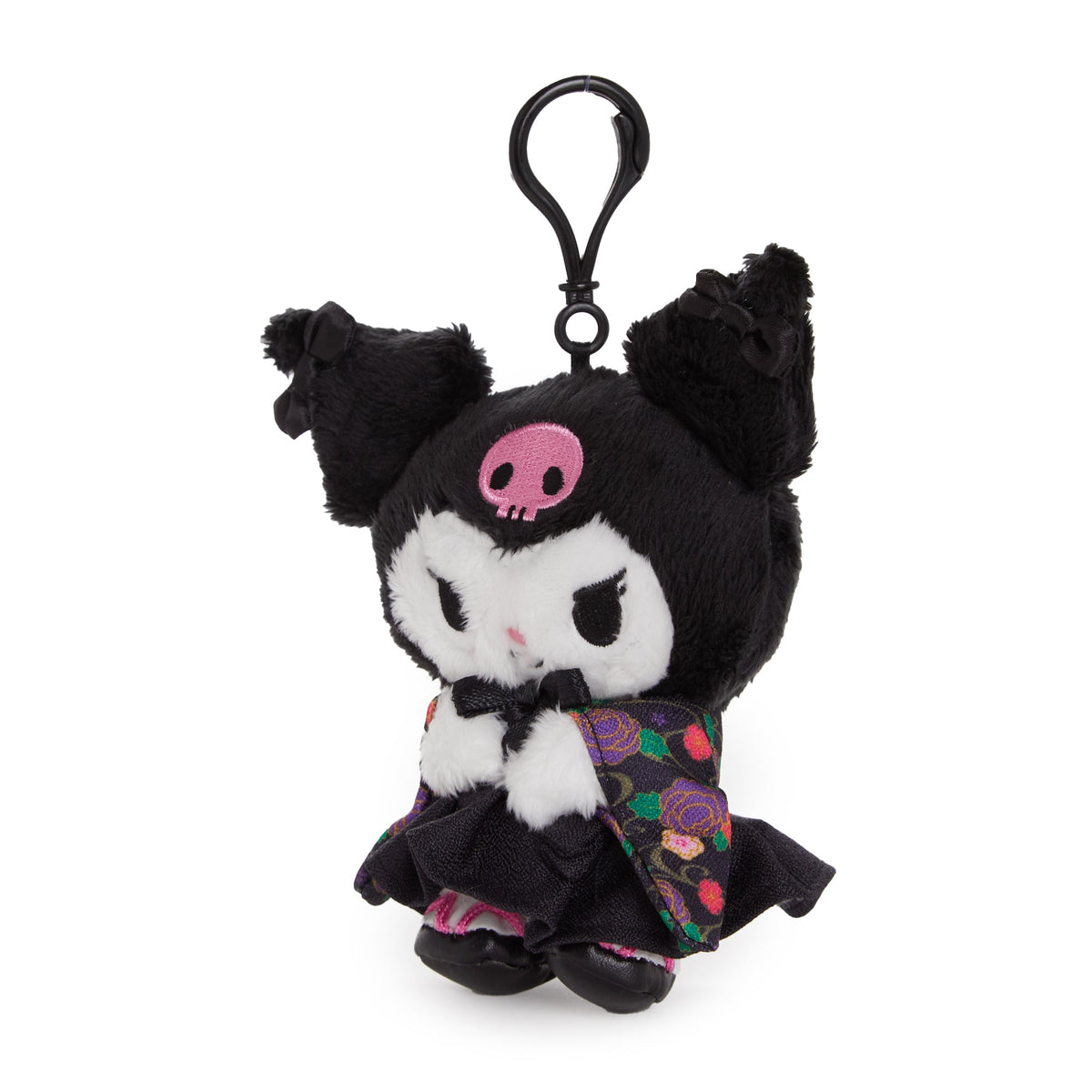 Kuromi Hakama Plush Mascot Clip
