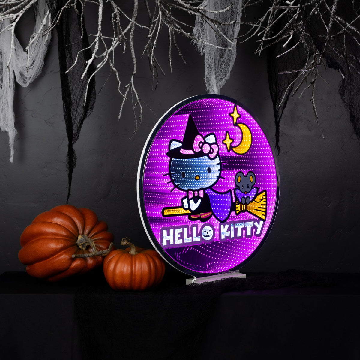 Hello Kitty 24 Inch Halloween Witch Ekkolight Infinity Light