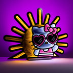Hello Kitty 24.5 Inch Sunshine Ekkolight Infinity Light