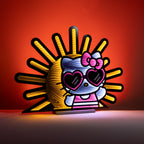 Hello Kitty 24.5 Inch Sunshine Ekkolight Infinity Light