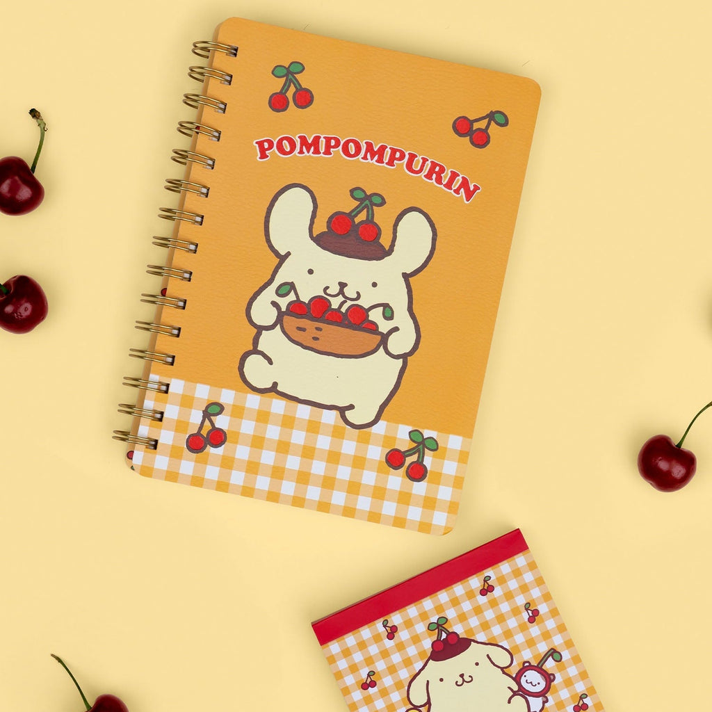 Pompompurin Cherries Agatha Notebook by Studio Oh