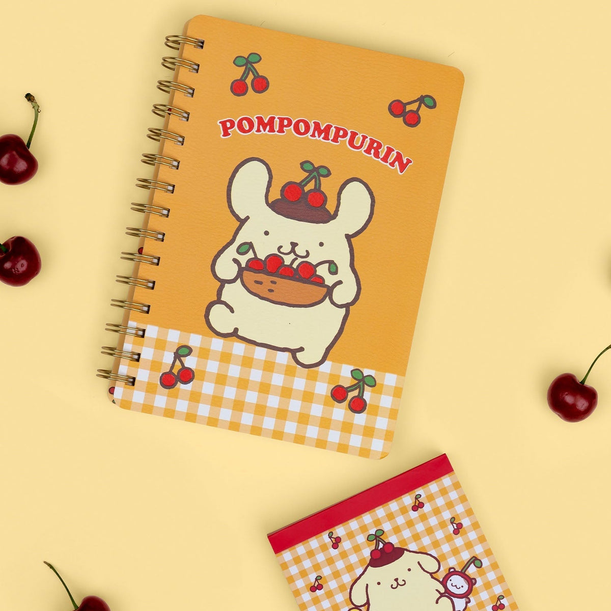 Pompompurin Cherries Agatha Notebook by Studio Oh