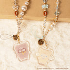 Badtz-maru Latte Bear Beaded Phone Wrist Strap Charm