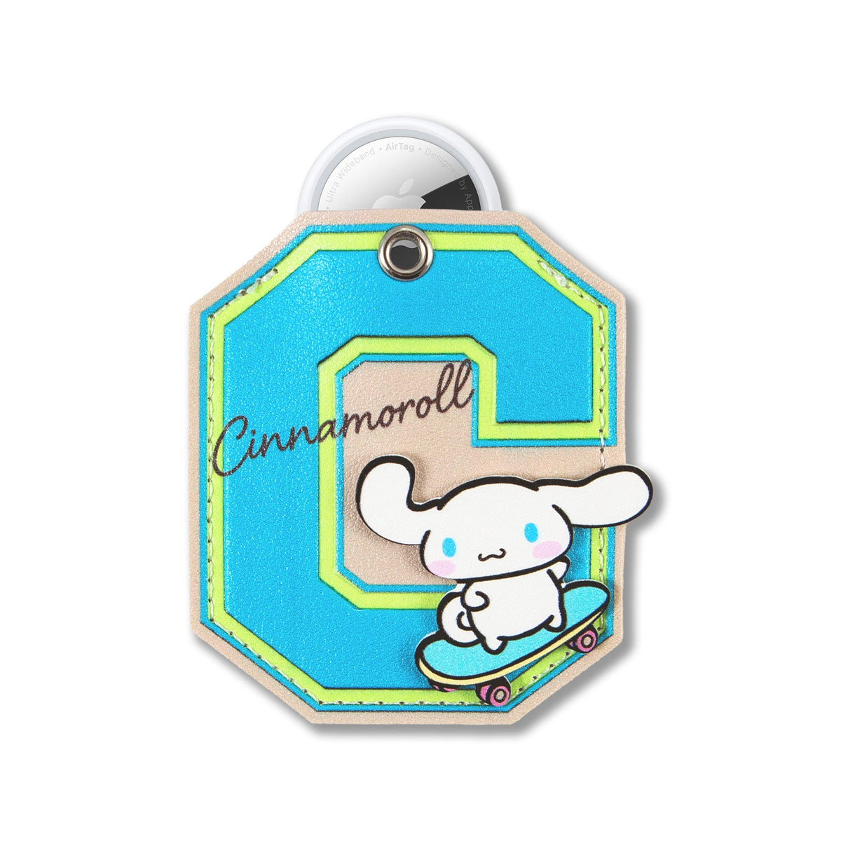 Cinnamoroll College Letters AirTag Keychain by Sonix